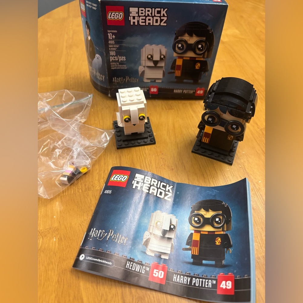 Harry Potter Brick Headz Lego set 41615 Harry Potter and Hedwig